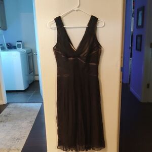 BCBGMAXAZRIA Elegant Black and Nude Dress Size 8